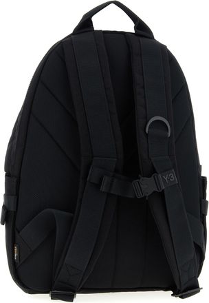 Yohji Yamamoto Unisex Black Polyamide Backpack