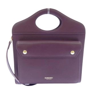 Burberry Pre-owned Handbags, female, Purple, Size: ONE SIZE Pre-owned Woman Pocket Shoulder Bag