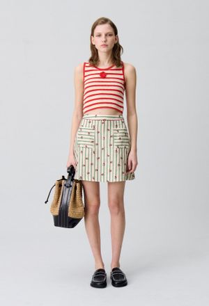 Claudie Pierlot Jupe trap&egrave;ze courte