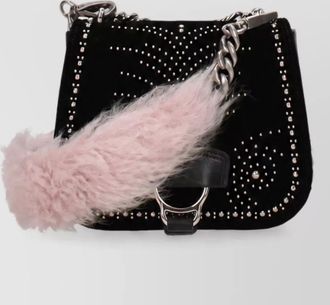 Miu Miu na faux fur clutch bag