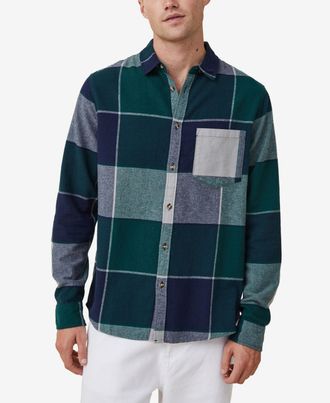Cotton On Mens Camden Long Sleeve Shirt