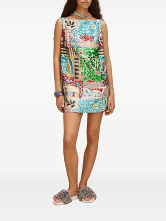 Alemais embellished mini dress - Blue
