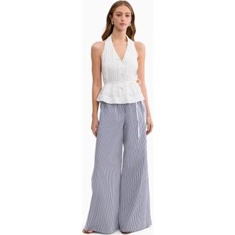 Rebecca Taylor Marianne Halter Top in Ivory at Nordstrom, Size 6