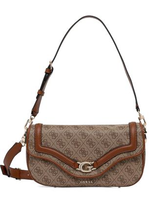 Guess Co Dea 4G Logo cross body bag - Brown