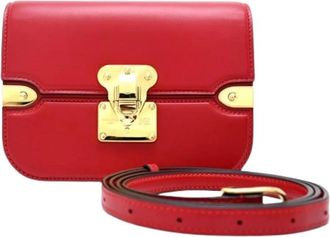 Louis Vuitton Pre-owned Vintage Schoudertas - Dames - Vintage Schoudertas - Rood - ONE Size - Leer - Vintage