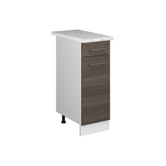 Vicco Mueble Bajo De Cocina R-line, Gris, 30 Cm, Et M&aacute;rmol