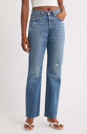 Levi's 501 Curve High Waist Straight Leg Jeans in Verified Vintage at Nordstrom Rack, Size 23 X 30