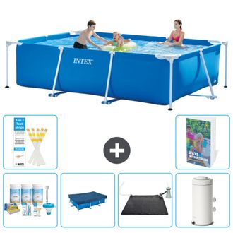 Intex Piscina Con Estructura Rectangular - 300x200x75 Cm - 7-piezas S132