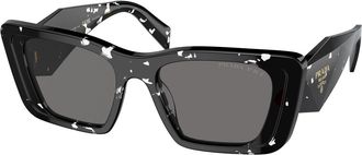 Prada Polarized Dark Grey Butterfly Ladies Sunglasses PR 08YS 15S5Z1 51