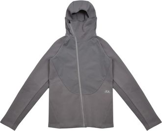 Oakley Latitude Veil Mid Layer - Heren - Trainingsjackets - Grijs - M - Polyester - Fitness