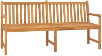 vidaXL Banco De Jard&iacute;n De Madera Maciza De Teca 180 Cm Vidaxl