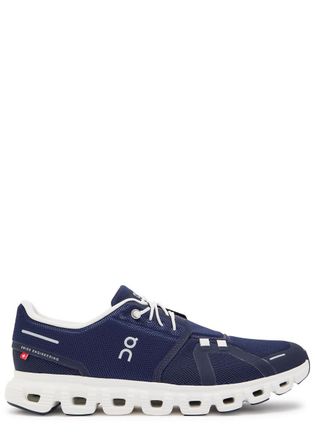 On Cloud 6 Panelled Mesh Sneakers - Navy - 10.5 (IT44 / UK10)