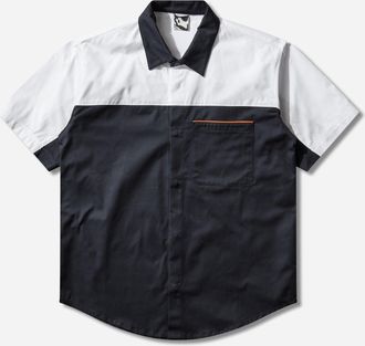 GR10K Men s Solid Shortsleeve Shirt Navy