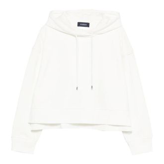 Sportmax Sportmax, Hoodies, female, White, Size: S Spdslogan Hoodie