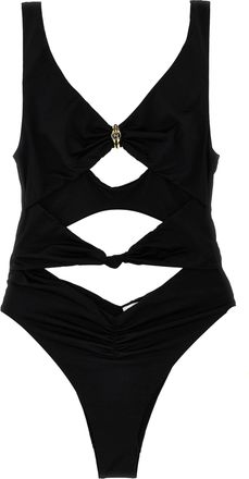 Elisabetta Franchi Womens Knot One-Piece Swimsuit