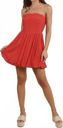 Sadie & Sage Nina Romper In Red