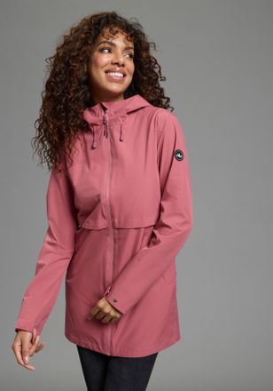Polarino Funktionsjacke POLARINO, Damen, Gr. 34, beere, Web, Obermaterial: 100% Polyester. Futter: 100% Polyester, unifarben, figurumspielend Po-bedeckend, Jac