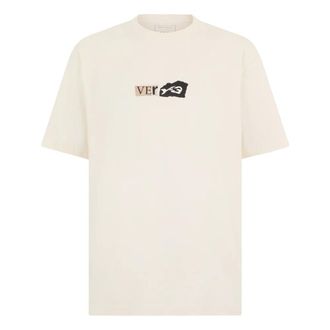 Yohji Yamamoto T-Shirts, male, White, Size: XL Cotton T-shirt with print