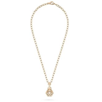 Philipp Plein Pj9Ea07Nu Ketting - Heren - Accessoires - Geel - Maat: ONE Size