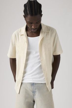 Levi's Camisa Sunset Camp de lino y algod&oacute;n - Hombre - XL - Crema / Oatmeal