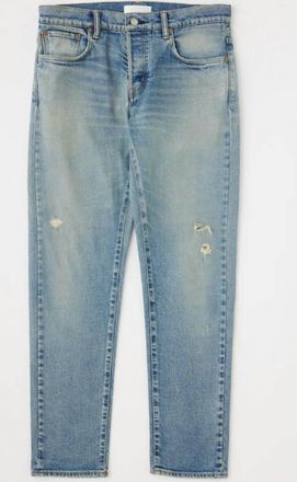 Moussy Mens Donelson Tapered Jeans In Light Blue