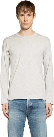 Comme Des Gar&ccedil;ons Cotton Jersey Long Sleeve T-Shirt