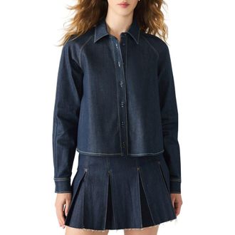 Steve Madden Tessie Denim Shirt in Deep Indigo at Nordstrom Rack, Size Medium