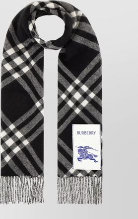 Burberry check cashmere scarf