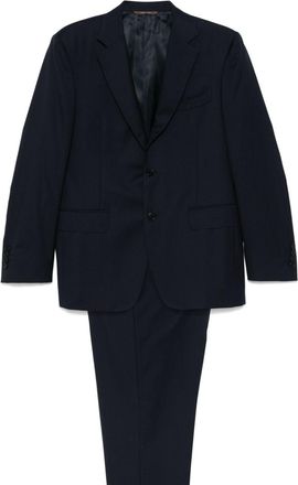 Canali wool suit - men - Wool - 56 - Blue