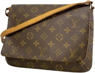 Louis Vuitton Pre-owned Cross Body Bags, female, Brown, Size: ONE SIZE Pre-owned Musette Tango Shoulder Bag