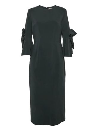 Roksanda Ilincic Abito con fiocco - Nero