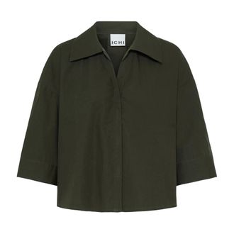 Ichi Ichi - Blouses & Hemden - Dames - Blouses & Shirts - Groen - Maat: M