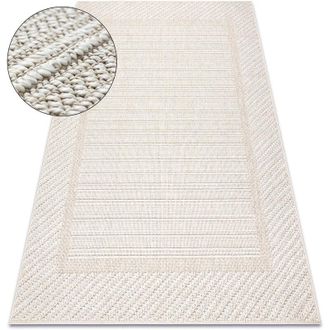 RugsX Alfombra Jersey 19261 Beige - Marco, Estructural, Lazo Boho Beige 160x220 Cm