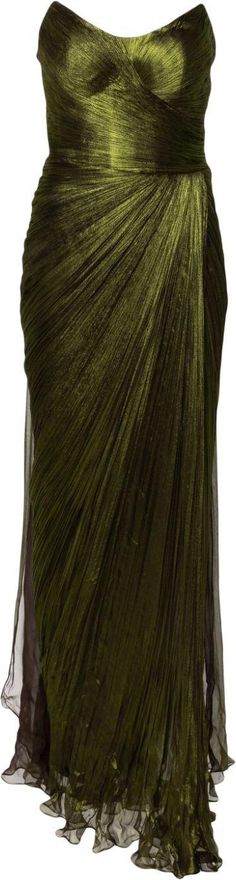 Iris Serban Leila maxi dress - women - Polyester/Silk - 40 - Green from  $3,472.00 - on Stylight