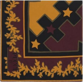 Pucci Foulard in seta con stampa geometrica - - Accessories - Donna - Multicolore - ONE SIZE