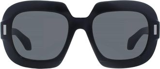 Ferragamo Grey Square Ladies Sunglasses SF2068SE 001 54