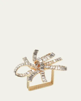 Kim Seybert Jeweled Bow Napkin Rings, Set of 4