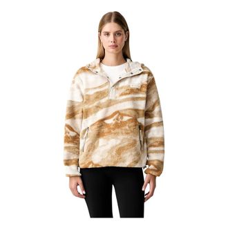 Columbia Fitness, Dames, Beige, M, Polyester, Helvetia II Sherpa Fleece Printed