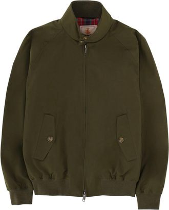 Baracuta Olive Green Harrington Slim Jacket