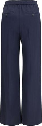 Max Mara Womens Blue Wool Oves Aries Casual Pants