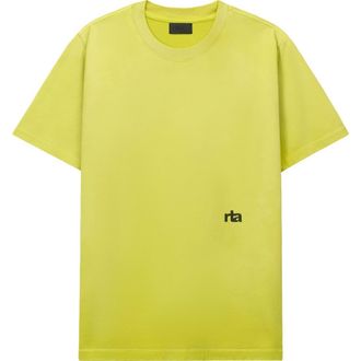 Rta Liam Logo Graphic T-Shirt in Citron Razor Type at Nordstrom, Size Xxx-Large