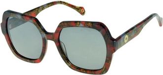 Ines De La Fressange Monica Solaires C4 - Dames - Zonnebrillen - Rood - ONE Size - Accessoires
