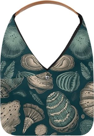 Generic Shell Reusable Lightweight Grocery Bags - Foldable Into Compact Pouch, Washable & Sturdy, Multipurpose for Shopping and Travel