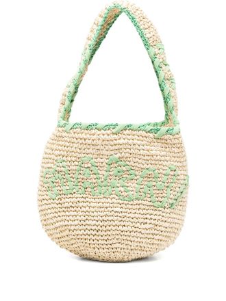 Marni small Nassa woven shoulder bag - women - Polyester/Paper - One Size - Neutrals