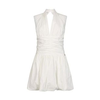 Liu Jo Short Dresses, female, White, Size: XS Short dress with cut-out detail