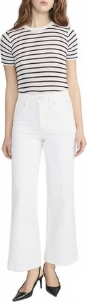 Frame Denim The Seamed Wide Jeans In Natural Clean