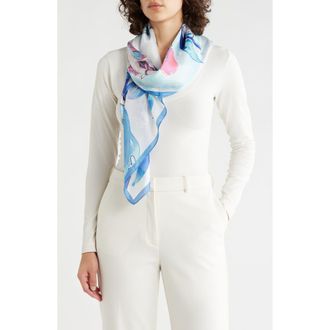 Vince Camuto Peony Square Scarf in Blue at Nordstrom Rack