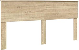 vidaXL Headboard with Headboard Sonoma Oak 180 cm Engineered wood vidaXL