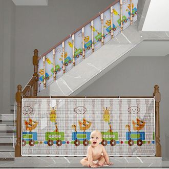 OEM Red De Seguridad Infantil, Red De Seguridad Para Beb&eacute;s Para Balc&oacute;n Y Escaleras, 600 Cm De Largo X 90 Cm De Alto, Barrera De Seguridad De Malla Resiste