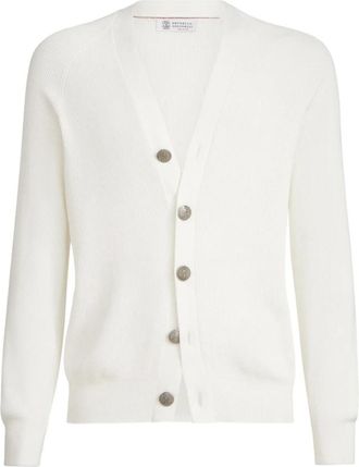 Brunello Cucinelli Truien - Heren - Vesten - Wit - M - Truien & Vesten